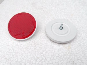 Réflecteurs rouges pour tracteurs RS 09 GT 124 Famulus IFA Pionier ZT300 303 Multicar - 2 pièces