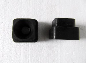 Butée de porte en caoutchouc pour ZT 300 303 320 323 IFA L 50 x L 60 - 2 pièces