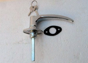 Serrure de poignée de porte universelle avec 2 clés - 1 jeu