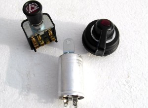 Commutateur de clignotants/relais de clignotants/interrupteur de feux de détresse 12 V