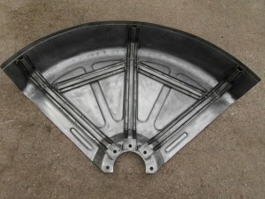 Garde-boues arrière pour tracteur Deutz F1L514/50