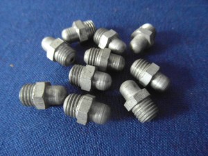 Graisseurs à tête ronde M8 x 1, d'origine RDA - Lot de 10