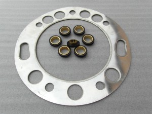 Zylinder Kopfdichtung Pampa + 7 St. Bördelringe Gummidichtringe Flächendichtung