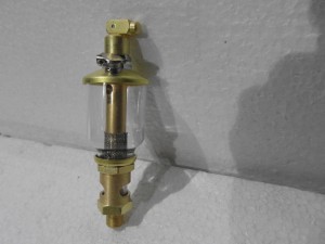 Drip oiler brass vase shape lubrication floor motor for Lanz Bulldog Ursus Pampa
