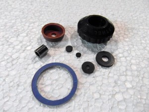 Kit de réparation pour lampes chauffantes : joint en caoutchouc, filetage interne, volant, manchon en cuir pour pompe, Barthel