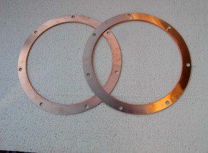 Joint de déflecteur pour Lanz Bulldog 10,3 l Pampa Ursus C 45, revêtement cuivre