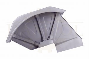 Garde-boues arrière pour tracteurs Deutz D3006/D4006/D4506/D5006/D5206/D5506/D6006/D6206 - 65 cm 