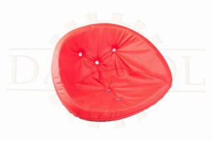 Coussin de siège rouge pour tracteurs Fortschritt RS 09, GT124 et TWS (Allemagne de l'Est)