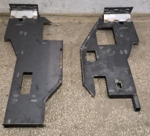 Floor panels and sub-structures for the rear fenders of the Deutz D8006 Special